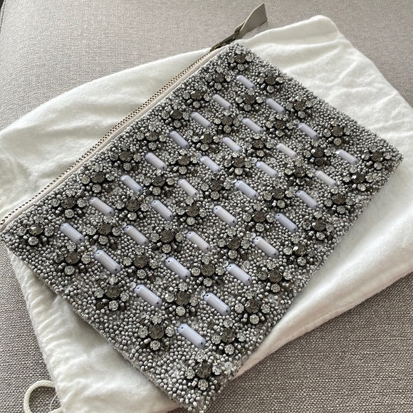 Anthropologie - Beaded flat clutch - Picture 1 of 3